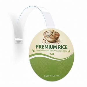 Exhibidor de PVC sin BPA, Ecológico, de Grado Alimenticio, para Publicidad en Estantes de Supermercados, Etiqueta Promocional para Puntos de Venta - Product Image 1