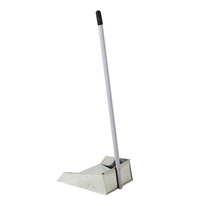 Juego de recogedor y escoba portátiles de acero con mango largo de metal, resistentes, duraderos, ecológicos y aptos para mascotas, para uso en interiores y exteriores. - Product Image 2