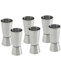 Customized Logo Stainless Steel Jigger <b>Spirit</b> <b>Measuring</b> Cocktail Peg <b>Measurer</b> <b>Cup</b> Whiskey Drink Glass Barware Tools Reusable - Product Image 1
