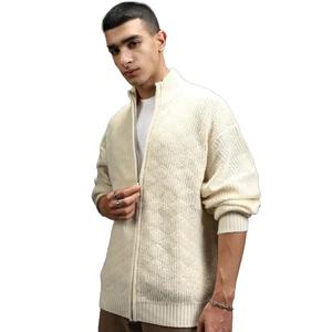 Abrigo de invierno de lana Sherpa personalizable para hombre, chaqueta con cremallera de color sólido y bolsillos transpirables, directo de fábrica - Product Image 2