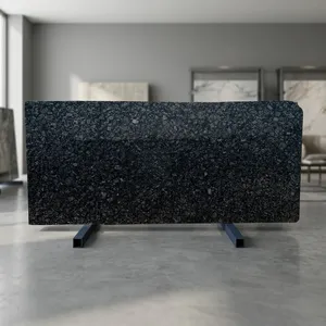 Majestic Black Leather Granite Natural Leather Finish <b>Stone</b> Slabs for Kitchen Countertops Flooring Wall Cladding - Product Image 3