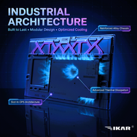 Pizarra Interactiva IKAR JX-E5A 4K con Pantalla Táctil Infrarroja de 40 Puntos, Sistema Operativo Android 13/12, 16 GB de RAM, 256 GB de ROM, Cámara con IA para Seguimiento de Personas