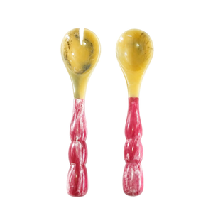 Ustensiles de service pour salade FAIZA CRAFT de haute qualité, en résine écologique, avec tailles et couleurs personnalisables, compatibles lave-vaisselle et micro-ondes - Product Image 5