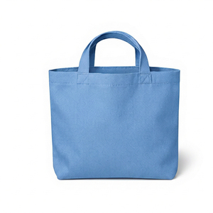 OEM Eco Friendly Custom Logo Printed short handle Blank Reusable Shopping <b>Bags</b> High Quality Natural Cotton Canvas <b>Bag</b> - Product Image 3