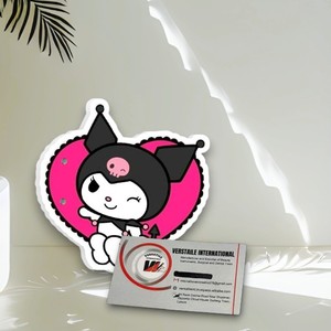 แผ่นแม่เหล็กติดขนตาปลอมลายคุโรมิ เฮลโลคิตตี้ รูปทรงสี่เหลี่ยมผีเสื้อ ประดับเพชร น่ารัก เป็นมิตรกับสิ่งแวดล้อม เหมาะสำหรับฤดูร้อน สำหรับช่างต่อขนตา - Product Image 5