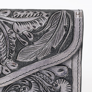 Cartera Bifold de Cuero Repujado Vintage para Mujer con Protección RFID - Product Image 5