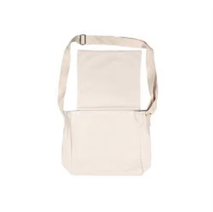 Bolso Bandolera de Lona para Mujer, Color Sólido, Minimalista, con Cierre de Solapa, Ligero, para Uso Diario, Todas las Temporadas - Product Image 1