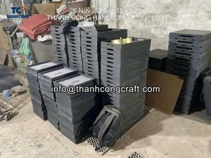 La fábrica OEM de Vietnam ofrece bandejas LACQUER SCALLOP y bandejas decorativas de laca para soporte de entrega rápida de alta calidad al por mayor - Product Image 5