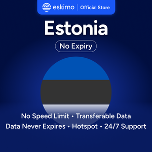 Tarjeta SIM digital Eskimo Estonia de 3 GB sin caducidad de datos, datos de viaje de alta velocidad 5G/4G, no se requiere SIM física, S-E-03, para teléfonos inteligentes. - Product Image 1