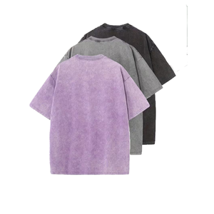 Camisetas de Hombre de Gran Tamaño, Manga Corta, Alta Calidad, Hombros Caídos, Color Sólido Personalizado, Estilo Urbano, Ropa para Hombre Direct - Product Image 2