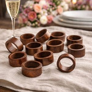 Wooden and <b>resin</b> in lay handcrafted new napkin ring here <b>top</b> seller <b>table</b> decor here - premium - Product Image 3