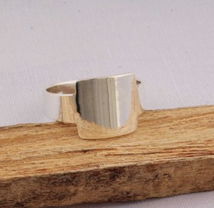 Anillo con Nombre Personalizado, Plata de Ley 925, Joyería, Placa con Nombre Hecha a Mano, Anillo con Letra para Mujer, Regalo de Cumpleaños Único - Product Image 5