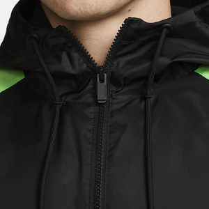 Veste coupe-vent imperméable pour homme, personnalisée OEM, légère, grande taille, tricotée avec fermeture éclair, pour l'hiver - Product Image 3