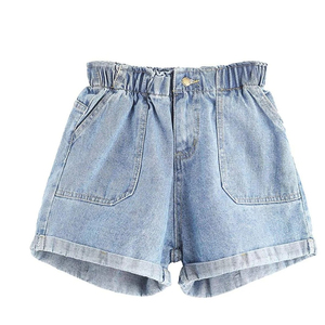 Shorts de Mezclilla para Mujer de Alta Calidad, Ajustables, Transpirables, de Secado Rápido, Ecológicos, con Colores y Tallas Personalizables, con Logotipo - Product Image 4