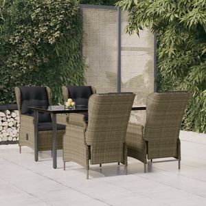 Conjunto de Comedor para Jardín en Color Marrón - Product Image 1