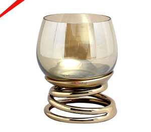 Bougies votives parfumées de Noël 2026 de qualité supérieure, en métal artisanal, design ressort, pour décoration intérieure et centre de table - Product Image 1