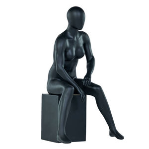 Mannequin féminin de bonne qualité assis sur une chaise, mannequin féminin en position assise, mannequin de corps entier pour l'affichage de vêtements - Product Image 2