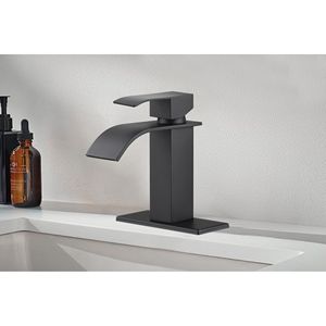 Rubinetto per Lavabo Bagno con Maniglia Singola e Getto a Cascata - Serie Rubinetti per Lavabo - Product Image 5