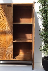 Vandana Vesta Vista - Mueble de Almacenamiento de Madera Tallada, Diseño Moderno de Muebles de Madera Maciza - Product Image 6
