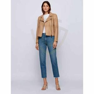 Precios al por Mayor, Chaqueta de Cuero para Mujer, Nueva Llegada, Chaquetas de Cuero para Mujer con Etiqueta Privada Personalizada - Product Image 5