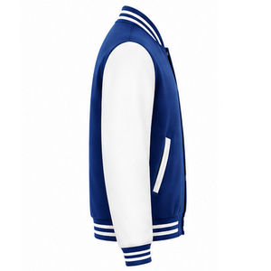 Blousons universitaires pour hommes à col montant, personnalisables avec logo, en laine 100% respirante et écologique, pour la mode hivernale – Vente en gros OEM - Product Image 4