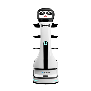 Robot Camarero Autónomo Alpha Panda para Entrega <span class=keywords><strong>de</strong></span> Comida y Bebidas en Restaurantes, con Navegación Láser, Gran Capacidad <span class=keywords><strong>de</strong></span> 4 Niveles - Product Image 5