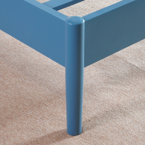 Cama Infantil Moderna de Madera Maciza en Color Azul para Niños y Bebés, Estilo Rústico para Dormitorio, Sala de Estar o Apartamento - Product Image 6