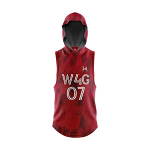 Jersey sin Mangas con Capucha para Fútbol Americano 7V7 con Logotipo Personalizado, Sublimado, Transpirable, de Secado Rápido, Antibacteriano, con Estampado Frontal - Product Image 5