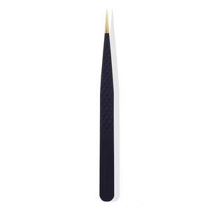Pinzas Profesionales para Extensión de Pestañas, Nuevo Diseño con Mango en Forma de Corazón, Precisión Antimagnética, Logotipo Personalizado, Pinzas de Acero Inoxidable - Product Image 4