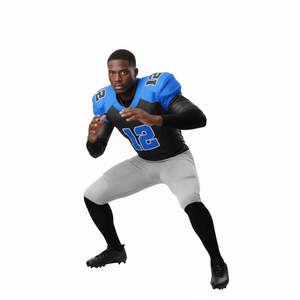 Concevez Votre Propre Uniforme de Football Américain 20 Ensembles MOQ 100% Polyester Séchage Rapide Logos Personnalisés Positions Personnalisées Sur Mesure - Product Image 1