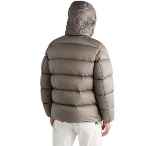 High Quality Eco-Friendly Breathable Outdoor <b>Canvas</b> Long Sleeve Stand Collar Front Logo Filled <b>Men's</b> Puffer <b>Jacket</b> Reasonable - Product Image 2