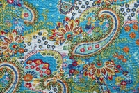 Indien Kantha Patchwork Couette Vintage Style Reine Taille Coton Kantha Couette Doux Réversible Couverture D'hiver pour Une Utilisation D'hôtel