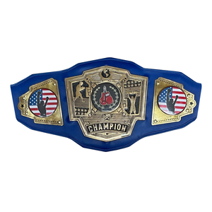 Personalized Wrestling Championship Belt Custom <b>Name</b> Title Heavyweight Zinc Alloy <b>Plate</b> 4mm Leather Strap Sports Award - Product Image 3