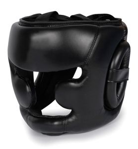 Protector de Cabeza de Boxeo Integral, Cuero PU, Relleno de EPE, Cierre de Hebilla Ajustable, Equipo de Protección para Adultos, MMA, Sparring - Product Image 3