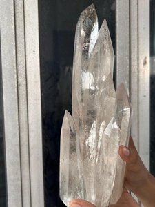 Natural Smokey Quartz <b>Crystal</b> <b>Cluster</b> Raw Stone Polished Healing Energy Home Decoration Feng Shui Collection Gujarat Rais Agate - Product Image 3