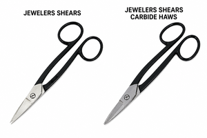 Ciseaux à bijoux avec ou sans lames en carbure, outil de précision pour la fabrication de bijoux, outil de découpe de métal, ZetomedPro - Product Image 3