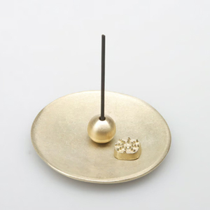 Minimalist Wooden Incense <b>Holder</b> with Brass Bracket Modern Round Design Incense Stick <b>Holder</b> Spa Incense <b>Holders</b> - Product Image 5