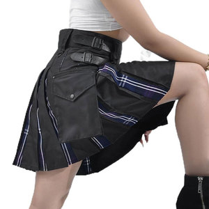 Kilt Híbrido Tradicional Escocés con Tartán del Orgullo de las Mujeres Escocesas, Hecho a Mano y Personalizado - Product Image 2