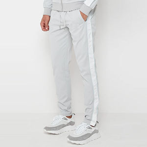 Chándal Gris Claro para Hombre, Manga Larga, Cierre de Cremallera, Bolsillos Laterales, Estilo Deportivo, Transpirable, de Poliéster, para Primavera - Product Image 5