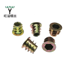 Écrous à insérer métriques en acier au carbone zingué, personnalisables en usine, M3 M5 M6 M8 M10 M12, écrous à insérer à barbelure - Product Image 6