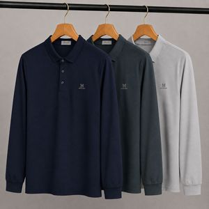 เสื้อเจอร์ซีย์แขนยาวผู้ชาย Macci สีพื้น ปักโลโก้ด้านหน้า ผ้าทอเนื้อนุ่ม ยืดหยุ่น ระบายอากาศได้ดี ผ้าฝ้ายเย็นสบาย เหมาะสำหรับเล่นกีฬา - Product Image 1