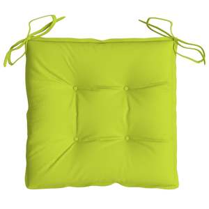 Ensemble de 2 coussins d'extérieur en tissu Oxford vert vif, 100% polyester, coussin de palette - Product Image 5