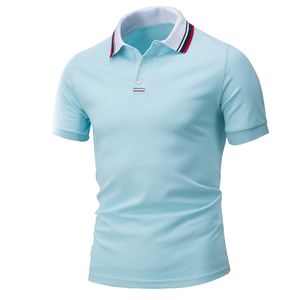 Ropa Deportiva al por Mayor para Golf, Camiseta de Poliéster y Elastano, Sublimación, Bordado de Logotipo, Secado Rápido, Antiarrugas, con Bolsillo, Tejido de Punto, para Hombre - Product Image 6