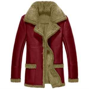 Manteau long respirant et écologique pour homme, modèle 2026, en fibre de bambou et laine tissée, épais et de haute qualité, idéal pour l'hiver - Product Image 3