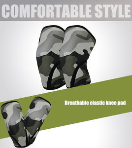 Genouillère de compression en néoprène souple 5 mm et 7 mm pour haltérophilie, soutien du genou pour la musculation et la protection en salle de sport - Product Image 3