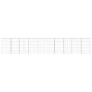 Pared de gaviones de acero galvanizado con cubiertas 236 \ "x11.8 \" x39.4 \ "para paisajismo y terraza - Product Image 4