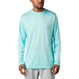 Eco-Friendly Men's Gym Fitness Compression <b>Shirts</b> Polyester Cotton Quick Dry Breathable Full Sleeve Customizable Sizes & Color - Product Image 1