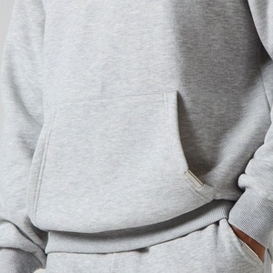 Conjunto de Sudadera con Capucha para Hombre, Corte Regular, Color Negro Lavado, Algodón French Terry, Diseño Casual con Bolsillos, Ecológico - Product Image 6