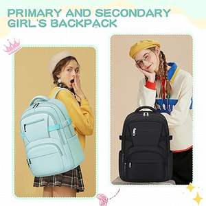 กระเป๋าเป้สะพายหลังโพลีเอสเตอร์คุณภาพสูงปรับแต่งได้ กันน้ำ เหมาะสำหรับนักเรียนและการเดินทาง - Product Image 4