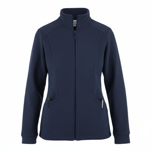 Blouse de travail médicale sportive pour femme, entièrement zippée, uniforme médical, veste d'hôpital pour médecin, manteau de réchauffement avec poche fonctionnelle, blouses de travail - Product Image 5
